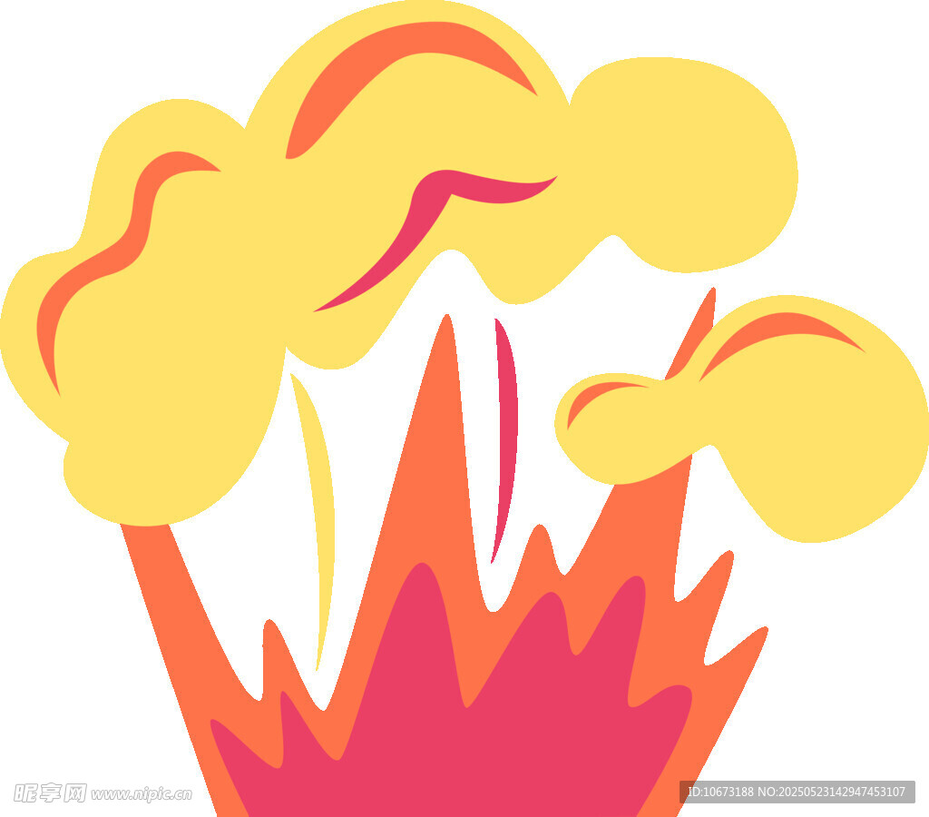 爆炸特效图案