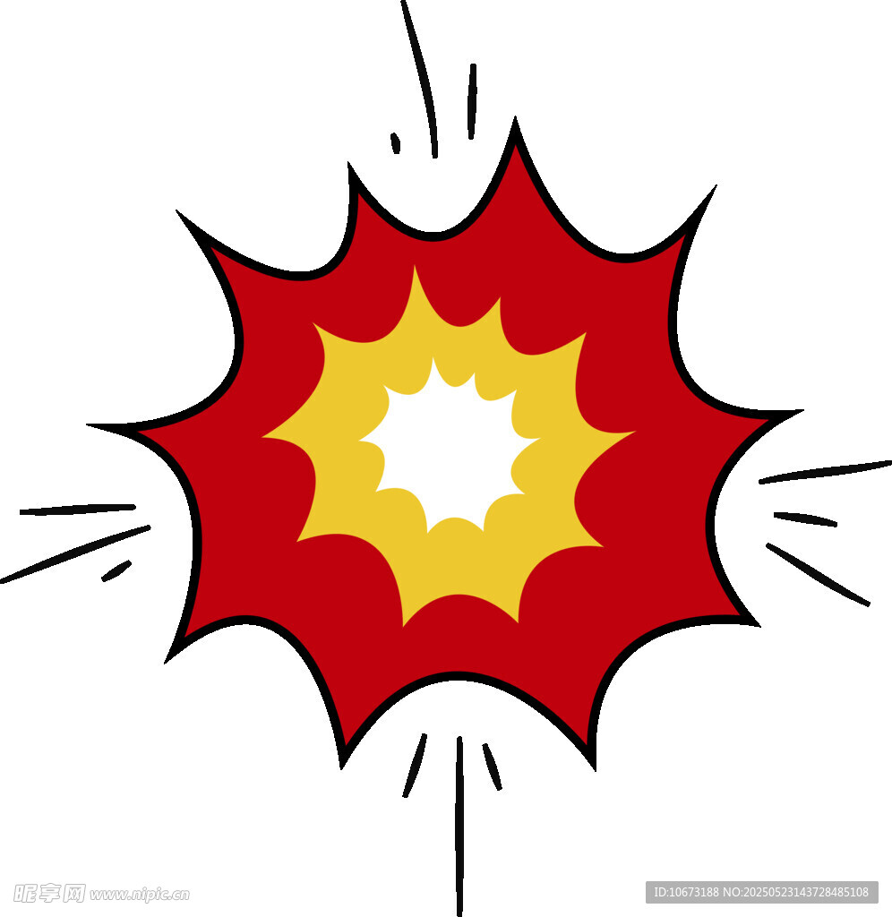 爆炸效果图案