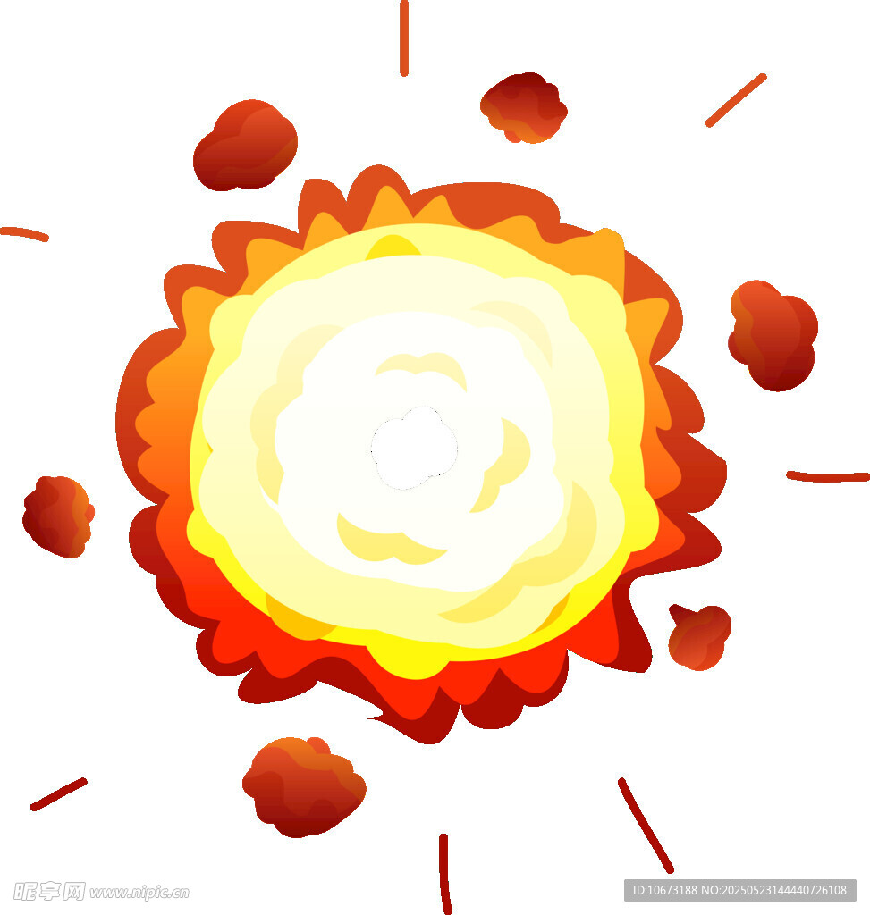 爆炸特效图案