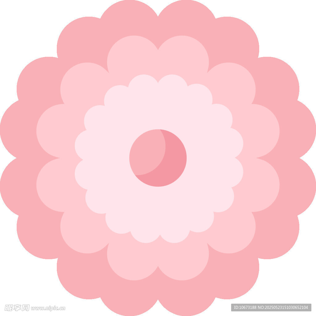 粉色花朵图案
