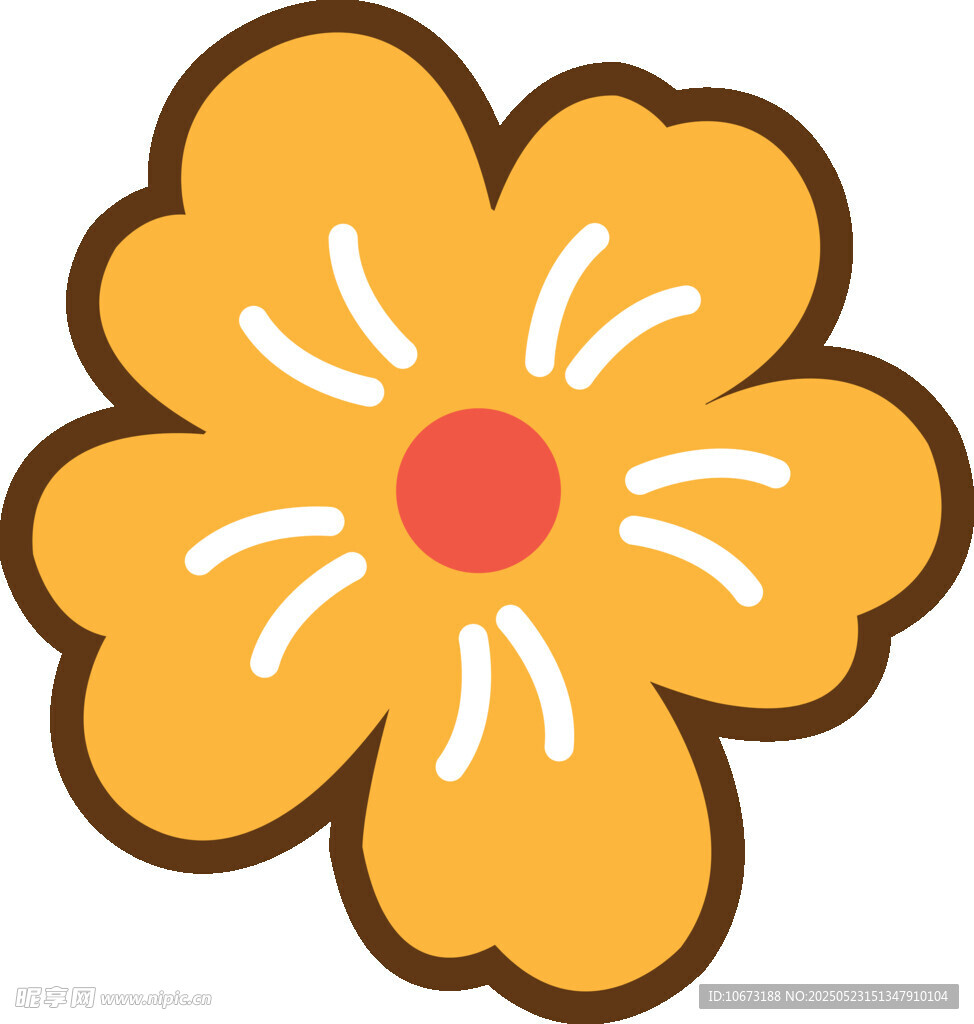 黄色花朵图标
