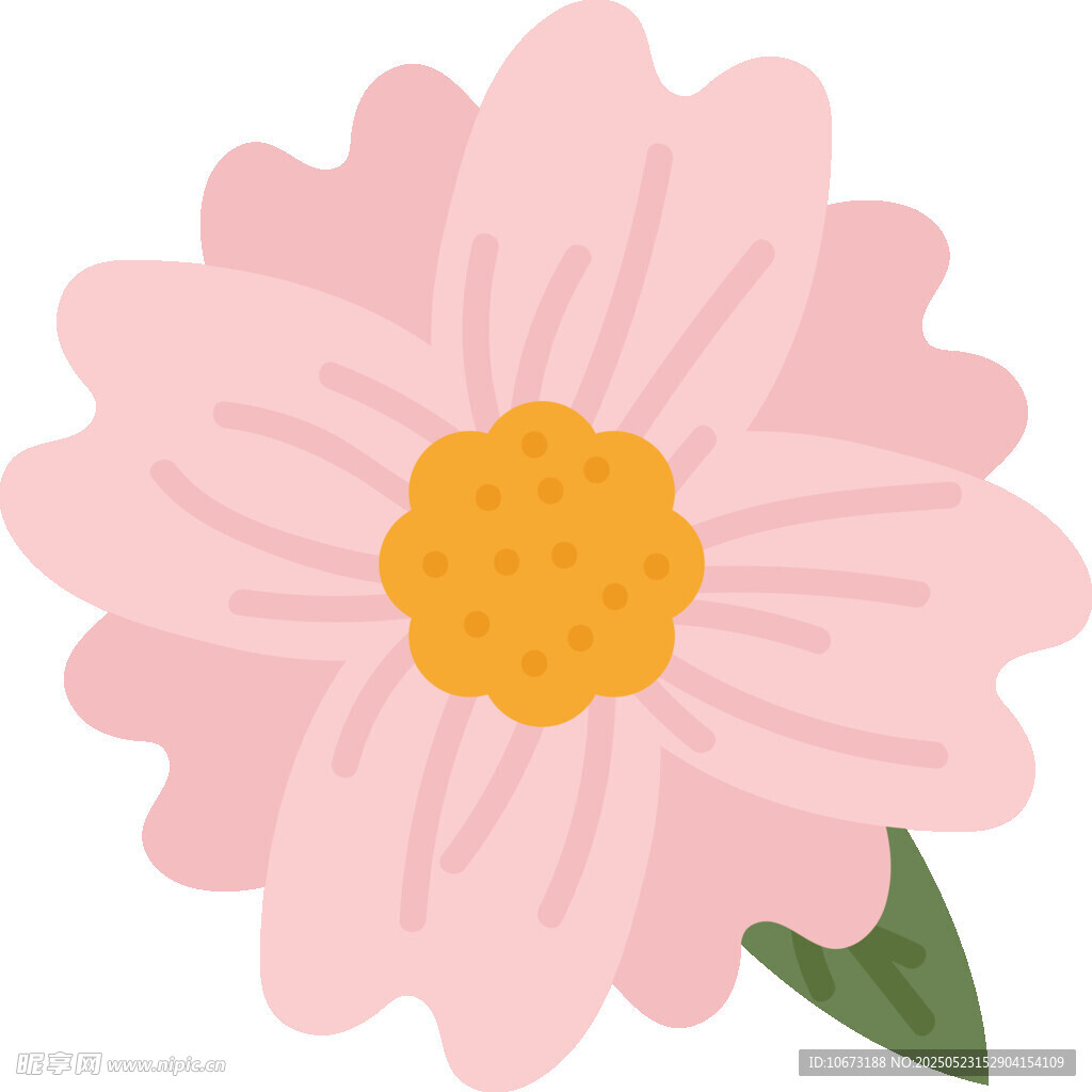 粉色花朵插画
