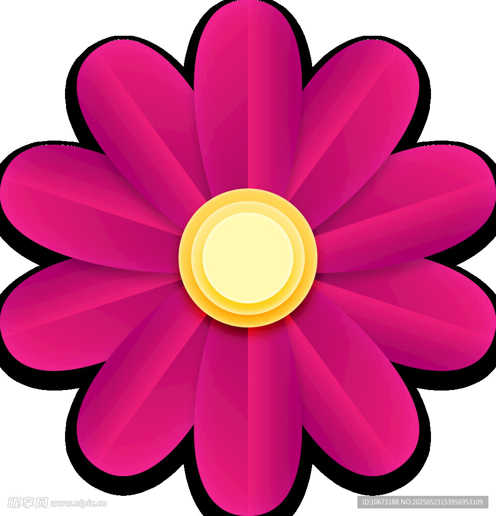 粉色花朵图标