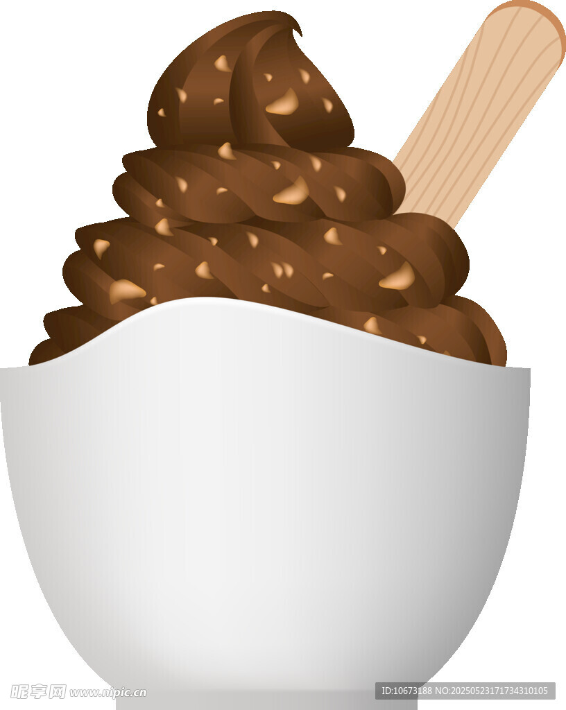 美味巧克力冰淇淋