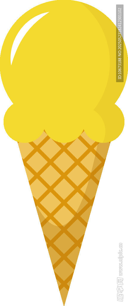 美味冰淇淋甜筒