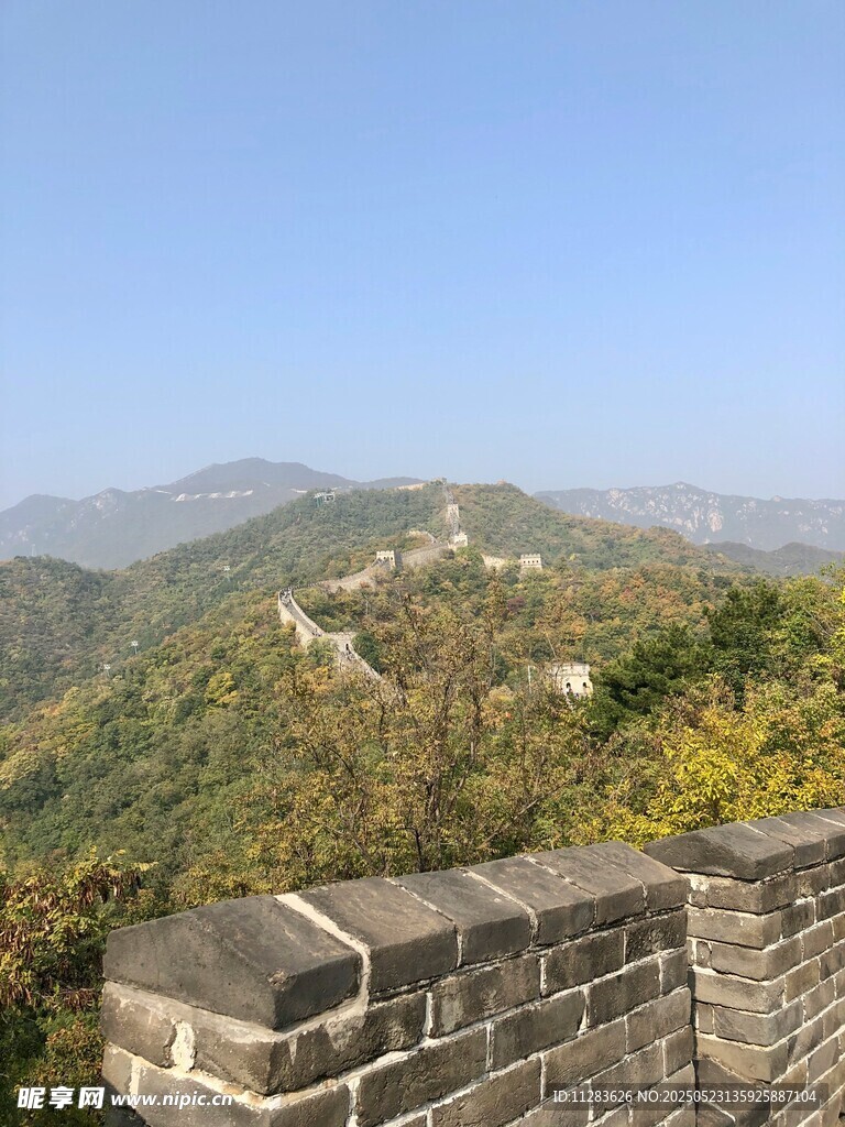 秋日长城壮丽风光