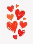 桃心卡片 LOVE 情人卡片 