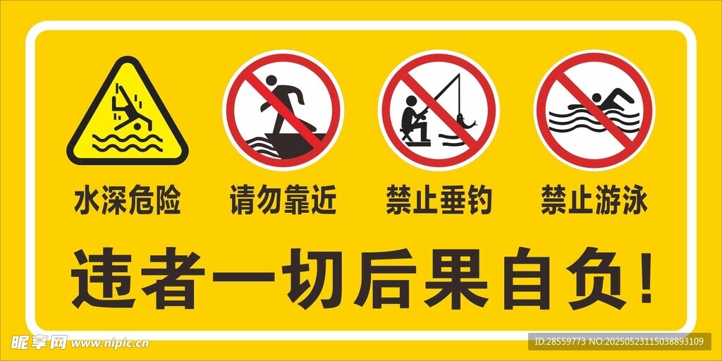 水深危险 小图标