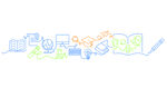 校园 文化 线条  科技学习