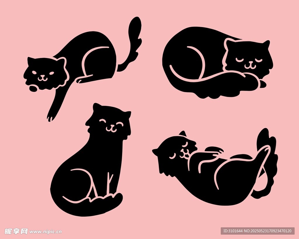 猫咪剪影
