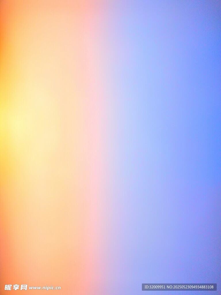 梦幻渐变色彩天空