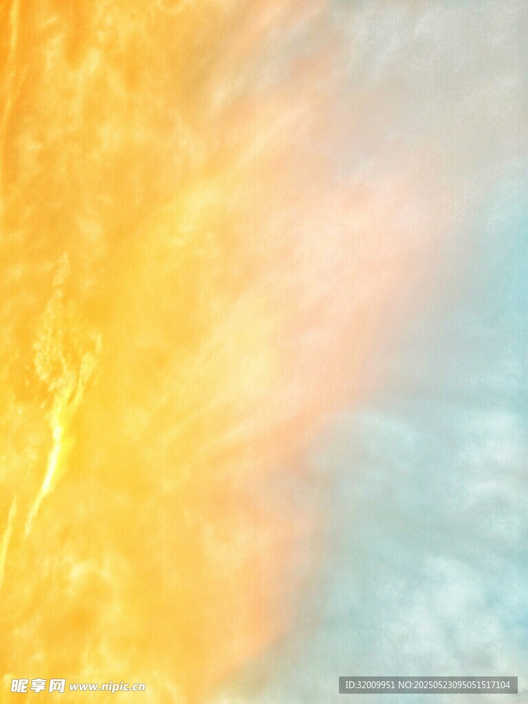 梦幻渐变色彩天空