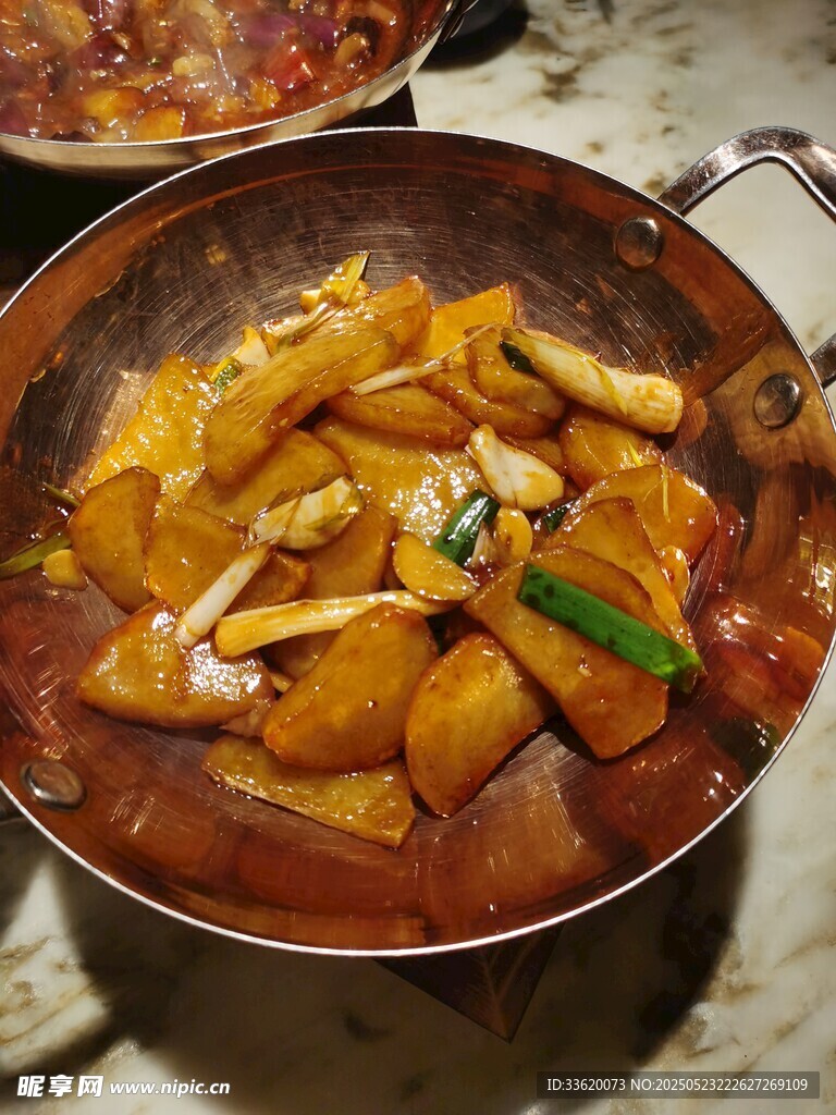 干锅土豆片 小锅土豆