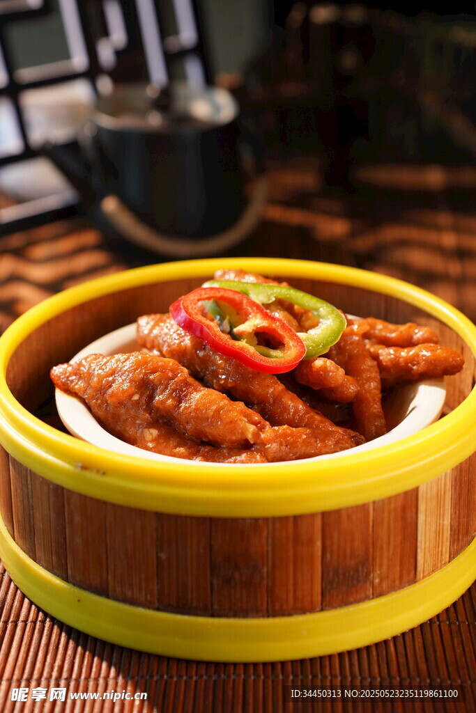 竹笼蒸排骨