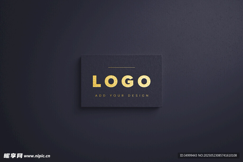 金色LOGO样机