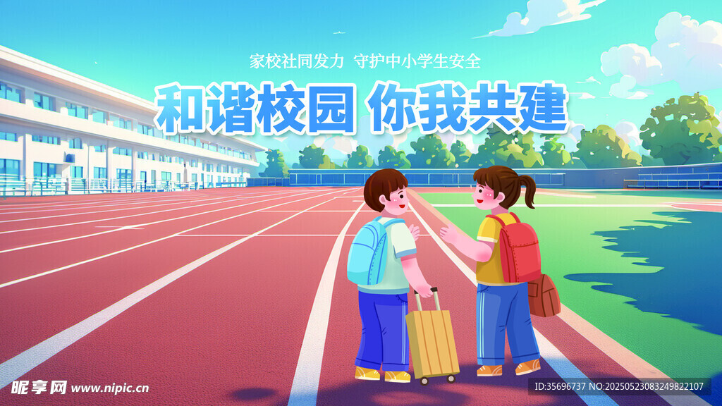 和谐校园你我共建