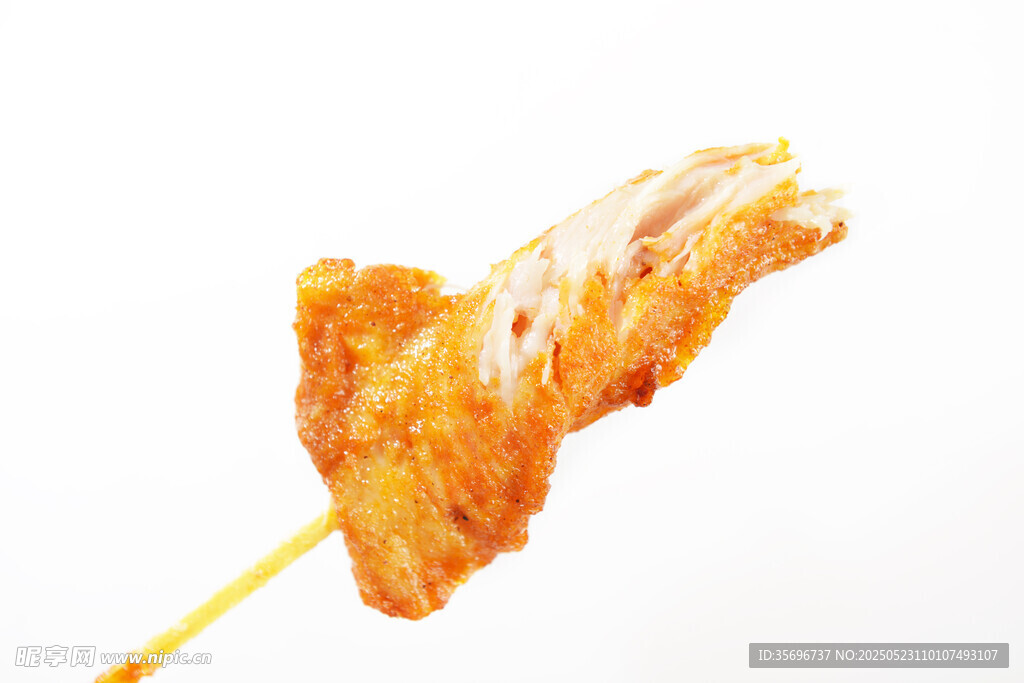 金黄美味鸡肉串