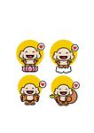可爱卡通佛祖表情图集