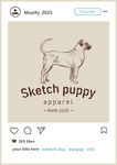 波音达猎犬 手绘稿