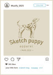 斑点犬 手绘稿