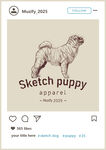 沙皮犬 手绘稿