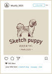 布鲁塞尔格里芬犬 手绘稿