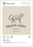 虎斑猫 手绘稿