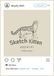 虎斑猫 手绘稿
