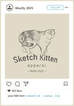 折耳猫 手绘稿
