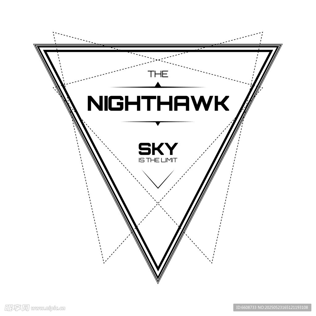 夜鹰天空标志设计