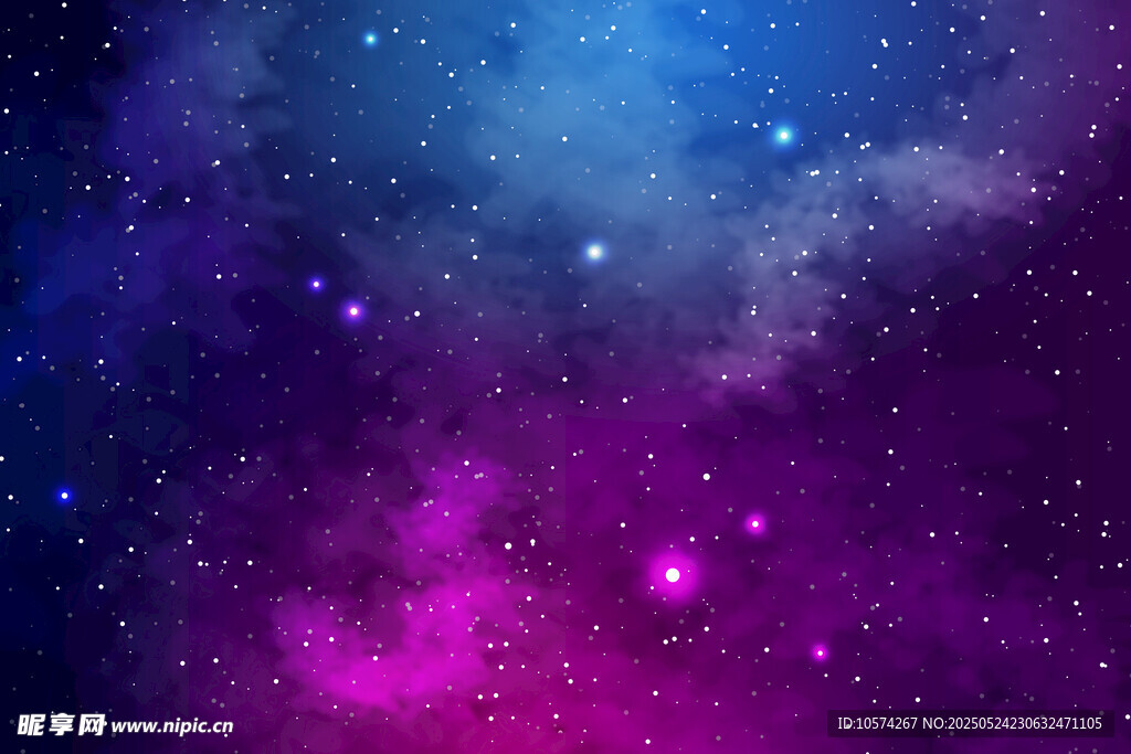 梦幻星空宇宙绚丽景象