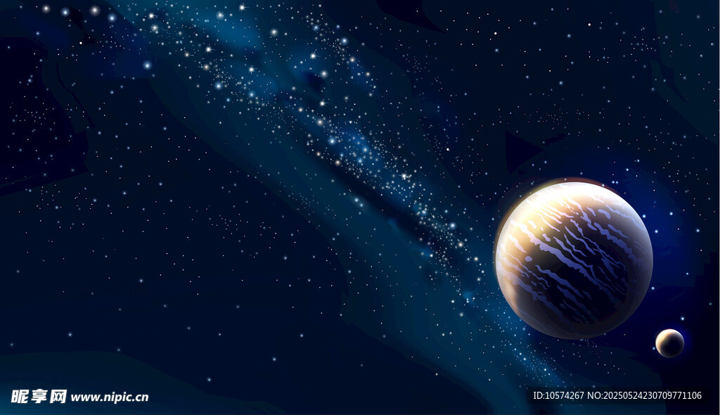 梦幻宇宙中的星球景象