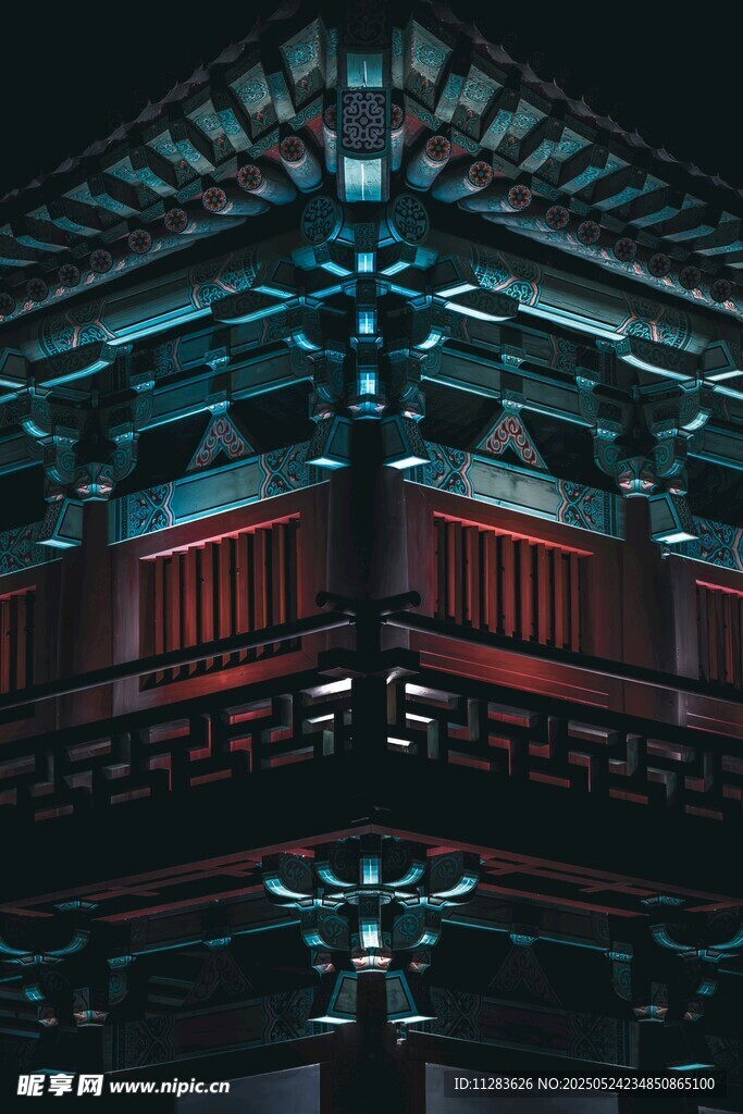 中式古建筑一角