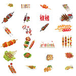 夏季烧烤素材