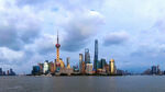 上海外滩壮丽城市天际线