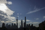 上海城市天际线壮丽景观