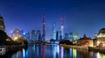上海外滩璀璨夜景风光