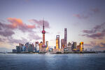 上海外滩璀璨城市天际线