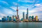 上海外滩繁华天际线景观