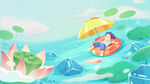 夏日水上漂流欢乐时光