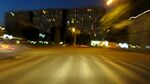 城市夜晚车流光影画面