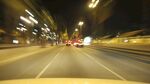 夜晚城市道路车流光影
