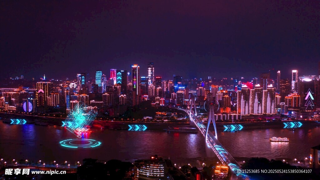 璀璨都市夜景