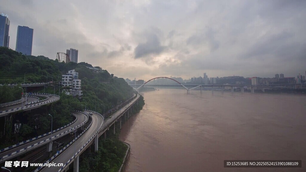 江边公路风景
