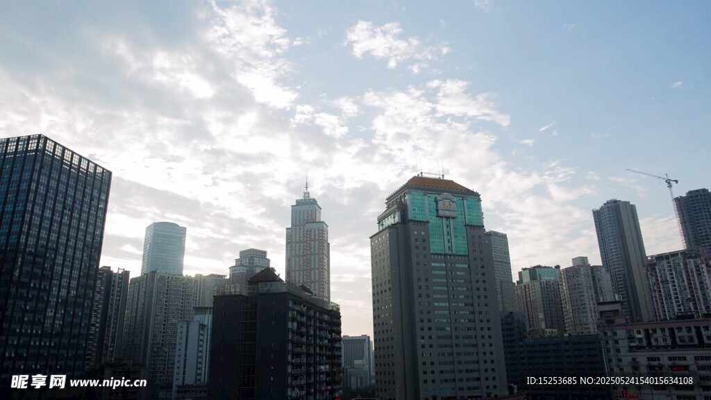 都市高楼天际线景观