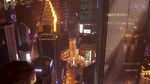 俯瞰繁华都市夜景