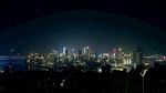 璀璨夜景下的繁华都市天际线