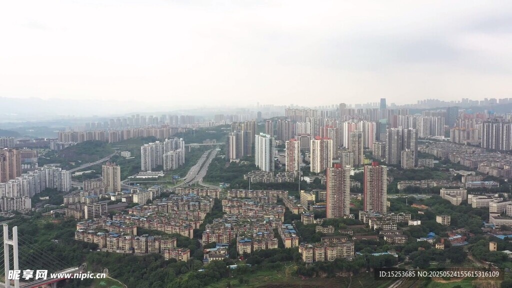 城市俯瞰景观