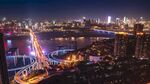 城市璀璨夜景俯瞰图