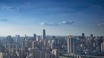 繁华都市天际线景观